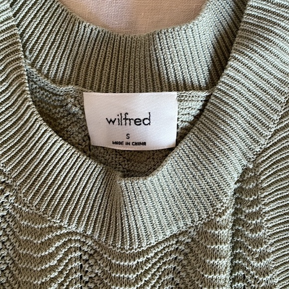 Wilfred Aritzia knit crop top - Picture 4 of 5